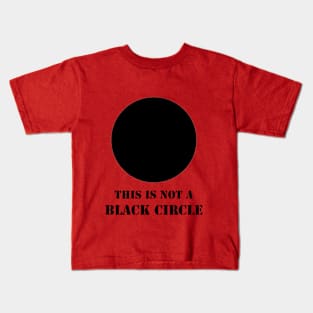 Black Circle Kids T-Shirt